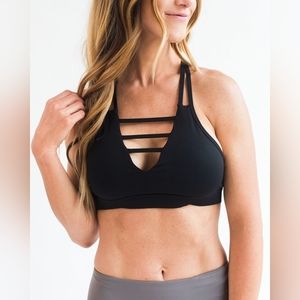 🌙ZYIA Black Grid Bra
